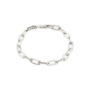 KINDNESS RECYCLED CABLE CHAIN BRACELET SILVER PLATED
