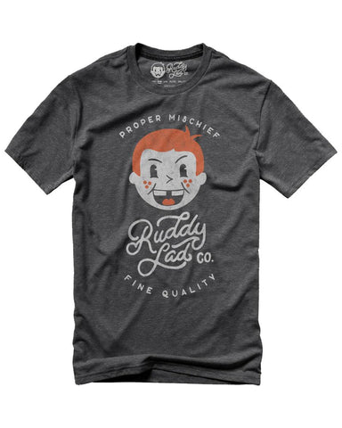 CLASSIC LOGO - HEATHER DARK GRAY