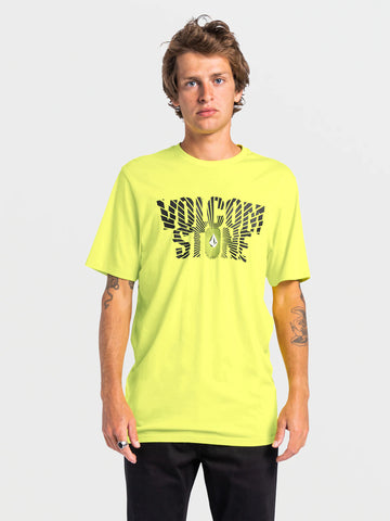 SHATTERED SHORT SLEEVE TEE - LIMEADE