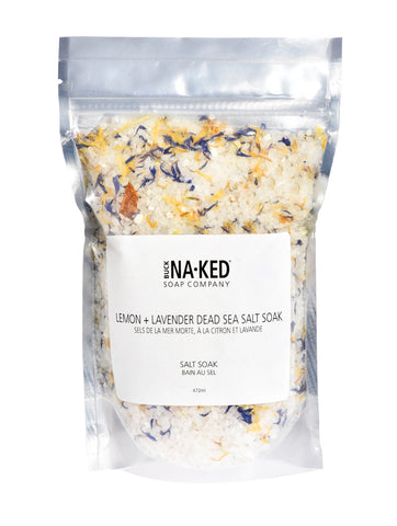 Lemon + Lavender Dead Sea Salt Soak