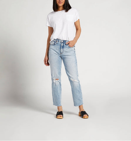 Highly Desirable High Rise Straight Leg Jeans