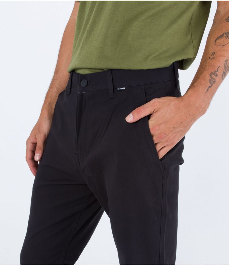 Hurley Worker Icon Pant Pantaloni Uomo – Slim Straight Fit In Cotone E Spandex Con Tasche Posteriori - 3
