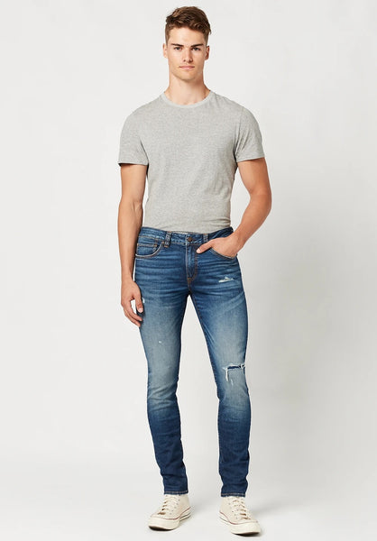 SKINNY MAX Repaired Look Sanded Jeans