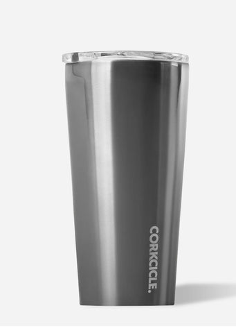 METALLIC TUMBLER- Gunmetal 16oz