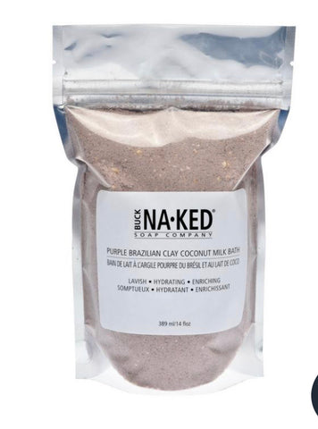 PURPLE BRAZILIAN CLAY Coconut Milk Bath
