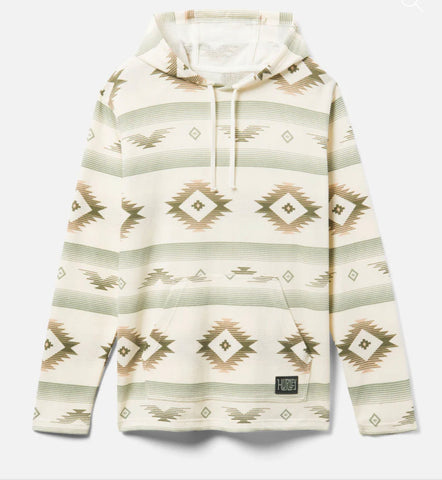 MODERN SURF PONCHO LONG SLEEVE HOODIE- Barely Bone