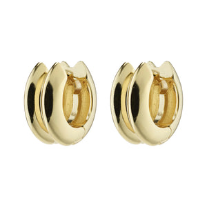 REFLECT RECYCLED HOOP EARRINGS GOLD PLATED