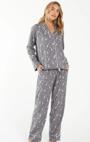 SLEEP ALL DAY WINE PJ SET