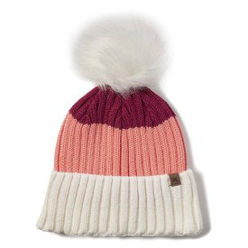 June Pom Beanie- Pink Foam