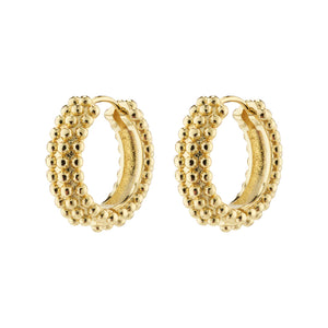 ANITTA RECYCLED BUBBLES HOOP EARRINGS GOLD PLATED