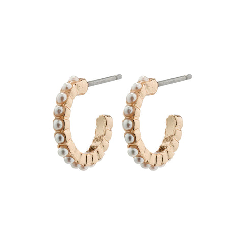 EARRINGS EKTA ROSE GOLD COLOR WHITE